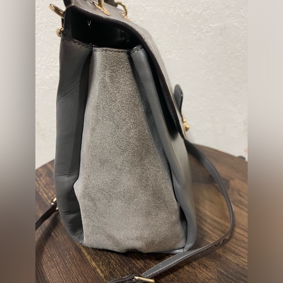 Coach Avery Flap carry all crocodile embossed leather crossbody bag /purse - Picture 10 of 14